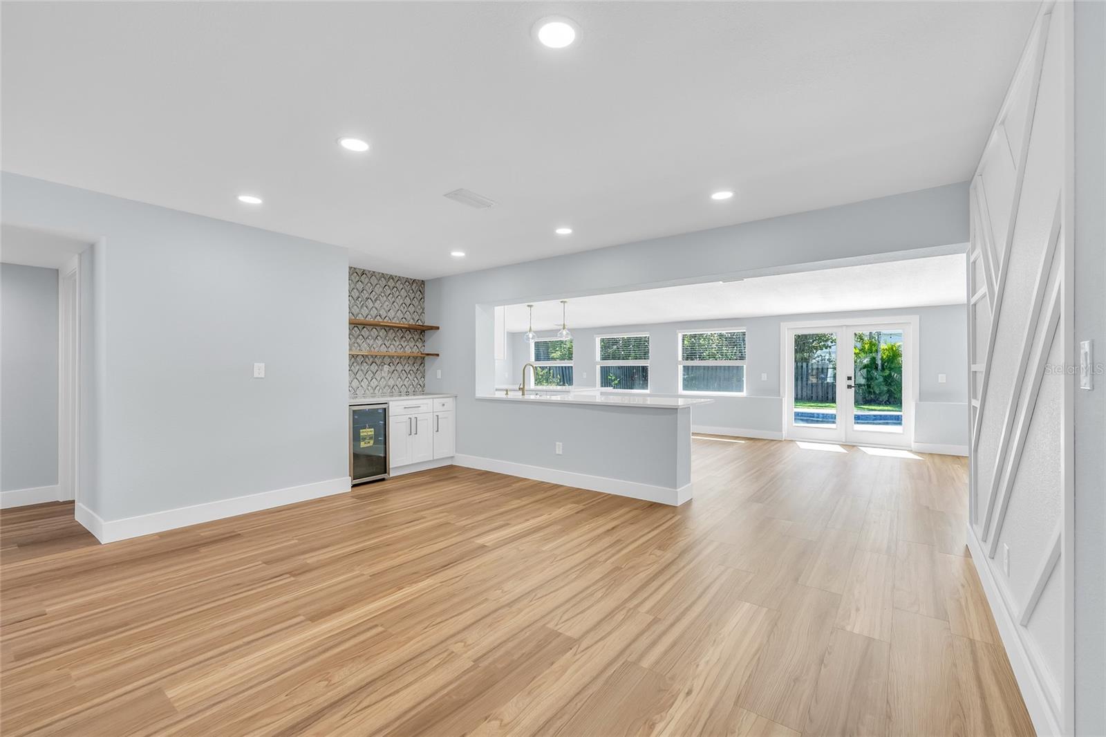 Dining Area with Dry Bar