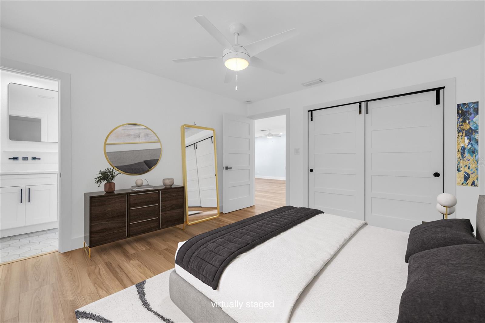 "Virtually Staged"  Master Bedroom_2