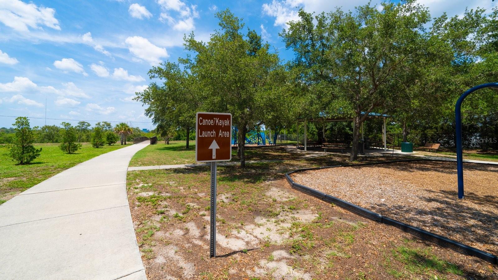 Canoe/kayak launch area