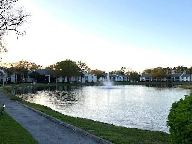 evening around sunset - quiet pervades the village