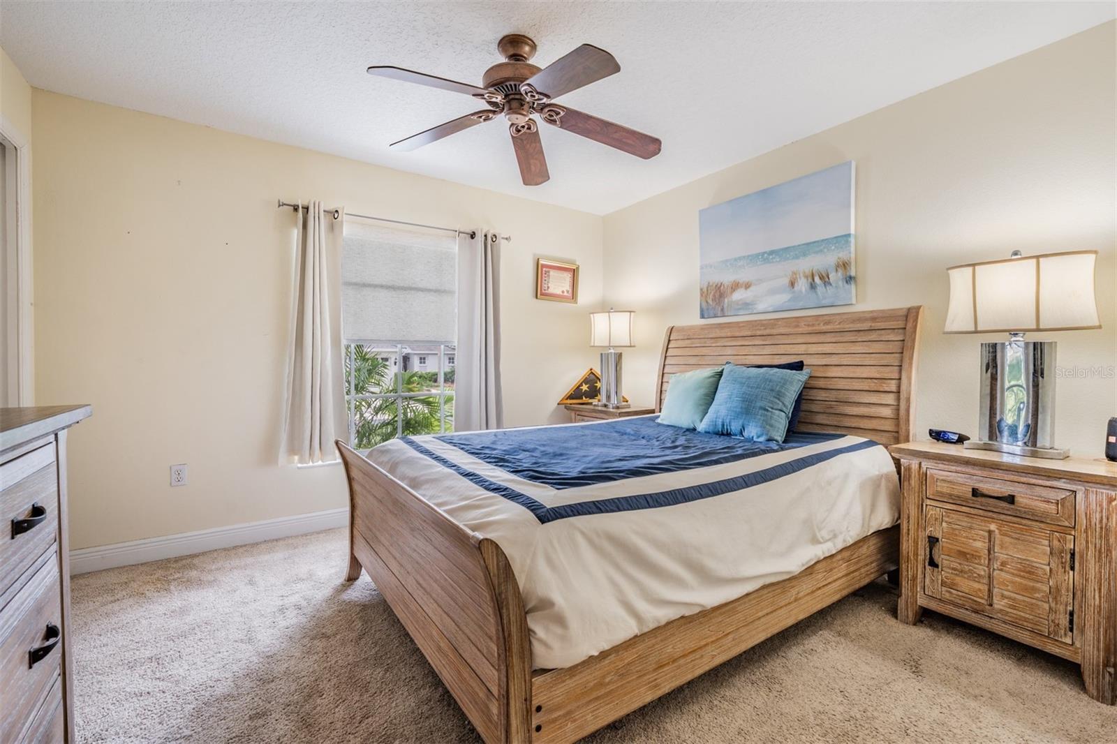 Guest bedroom on separate wing at front of villa