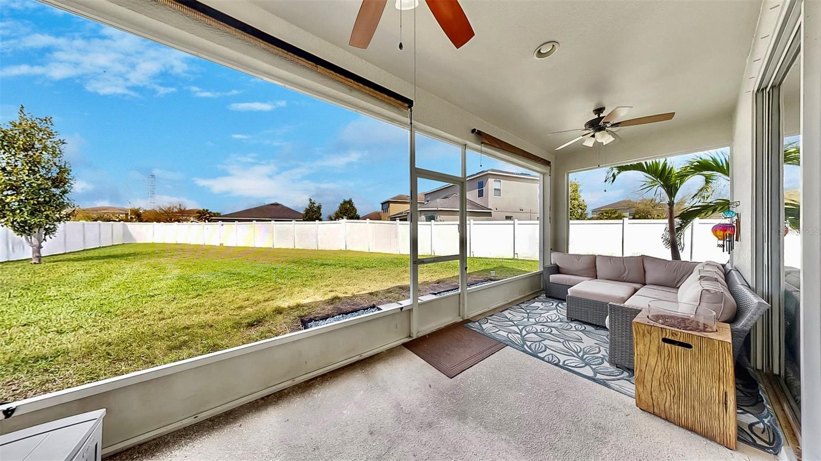 Porch Overlooking portion of yard