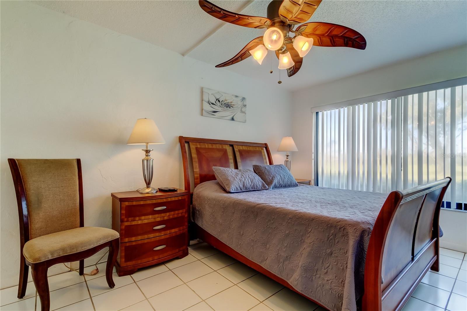 Primary Bedroom with golf course views