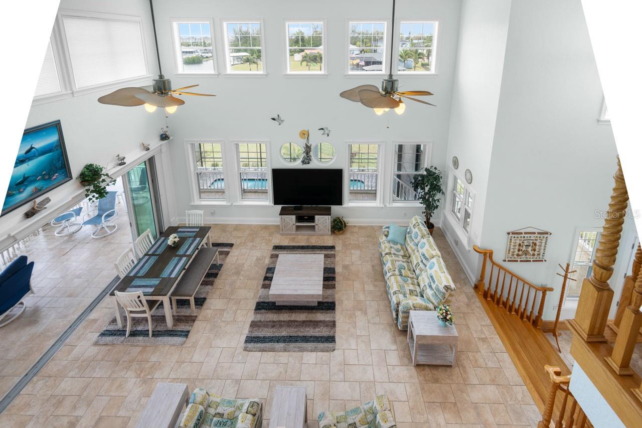 View of Great Room from Loft