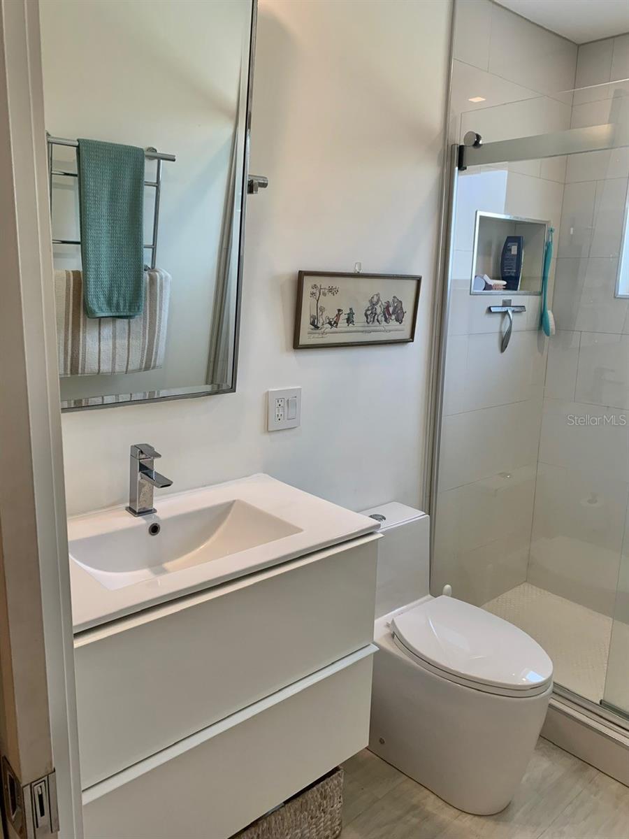 Bathroom with Floating Vanity