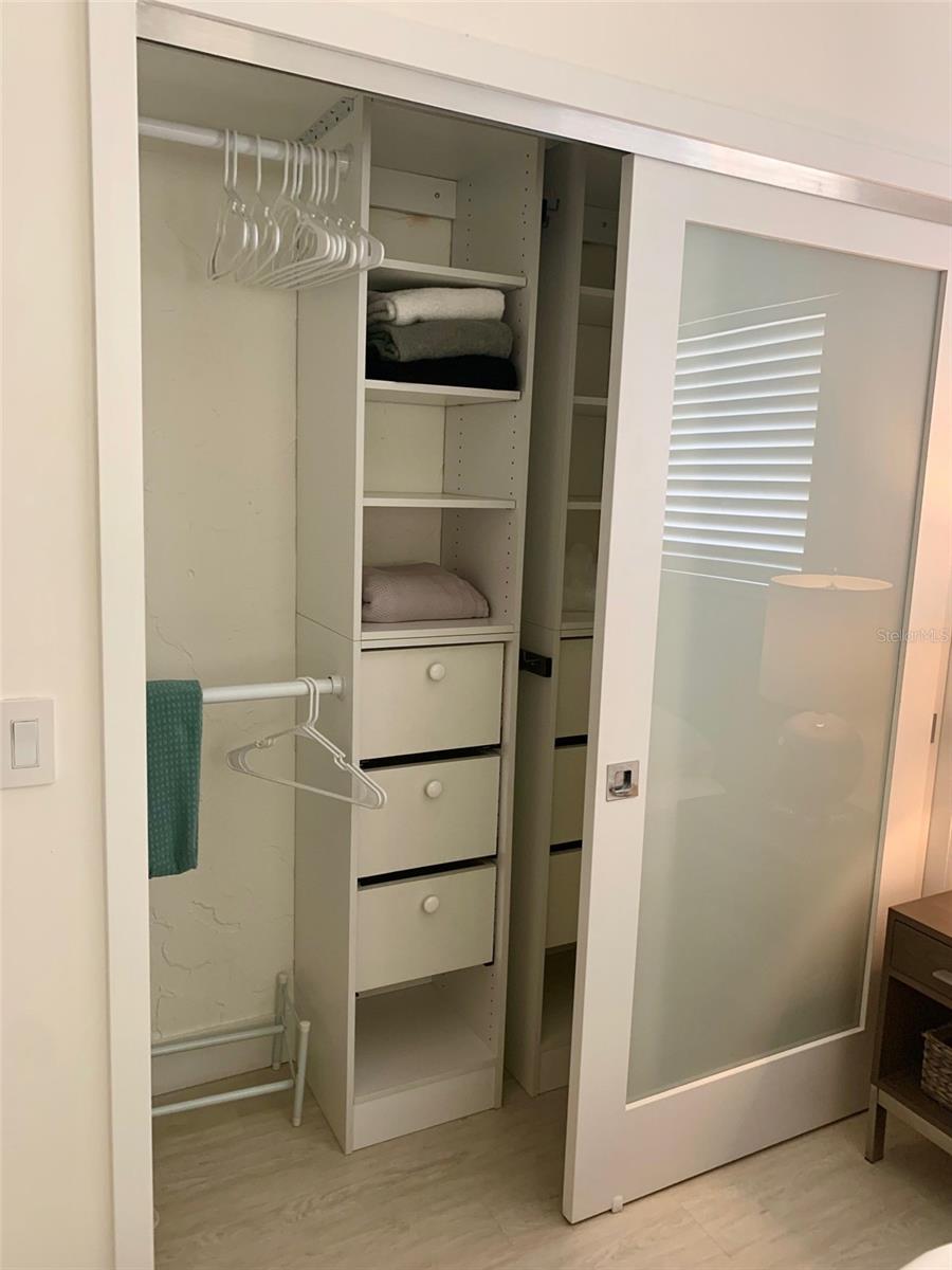Primary Bedroom with closet system