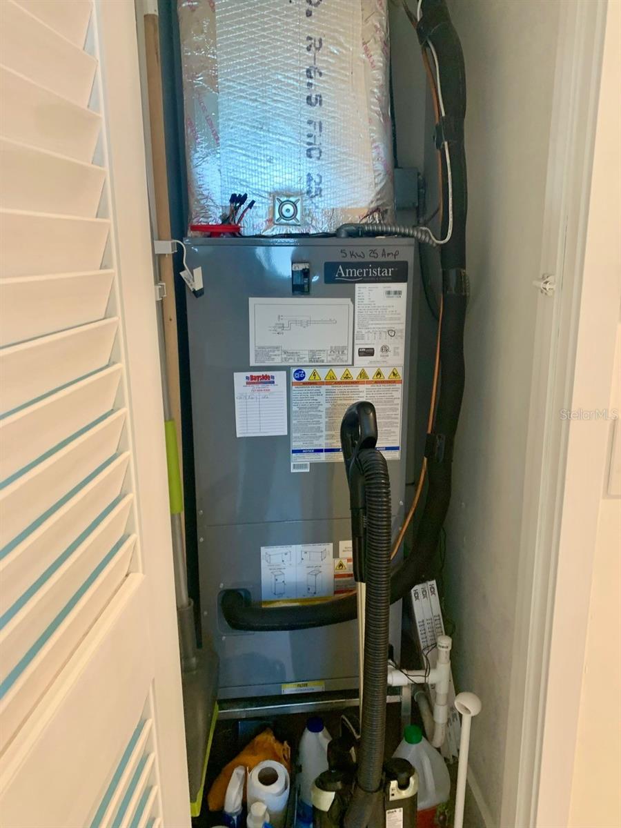 Air Conditioner Handler in Closet