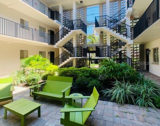 Courtyard facing Entrance