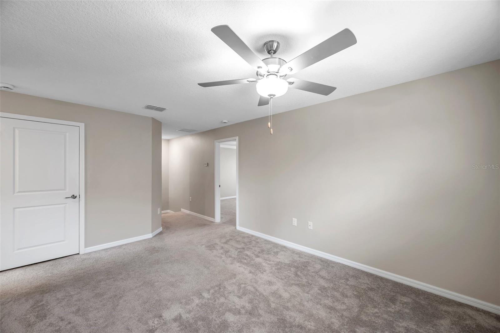 Loft-showing door to laundry room