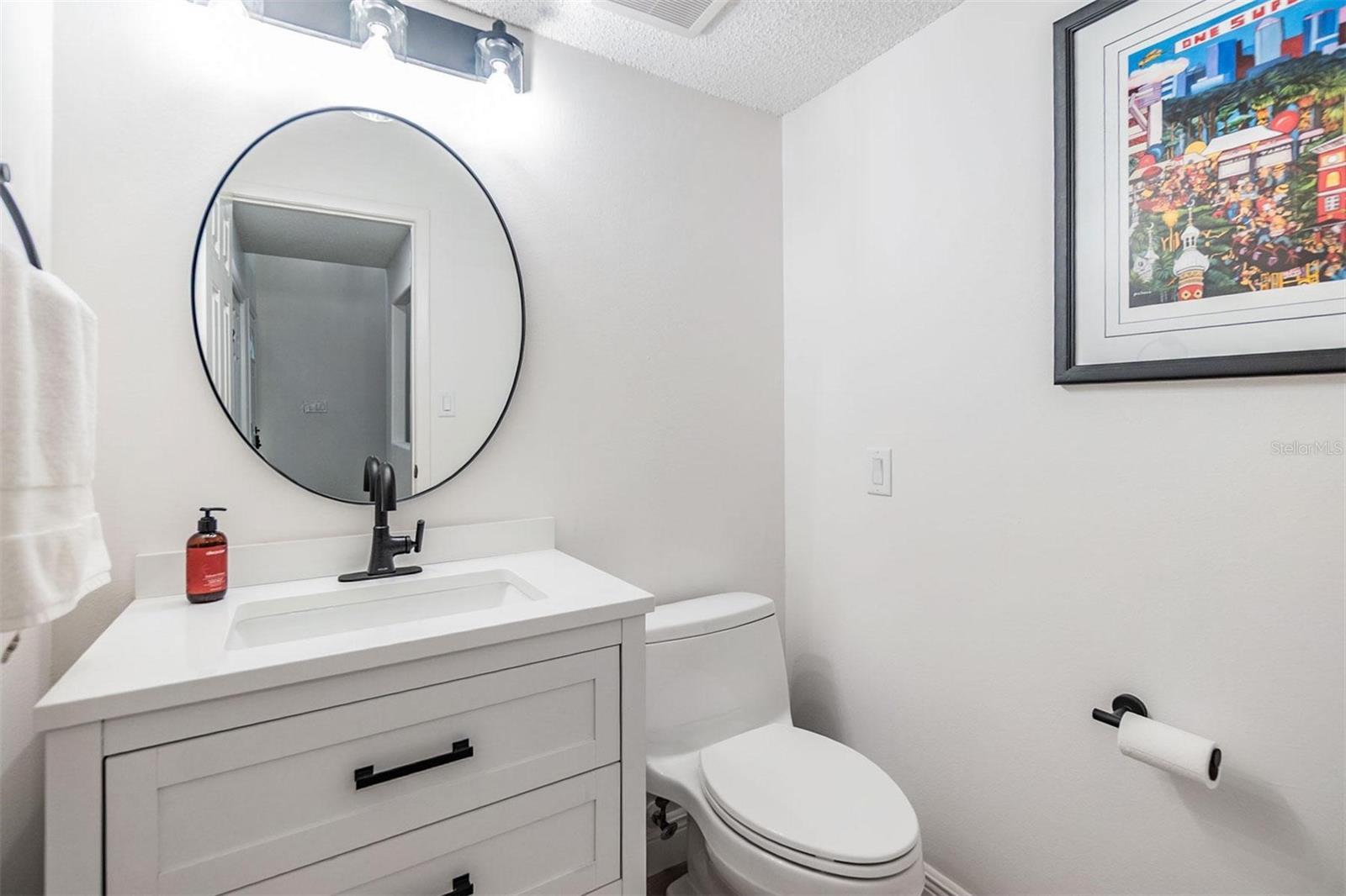 Powder room downstairs