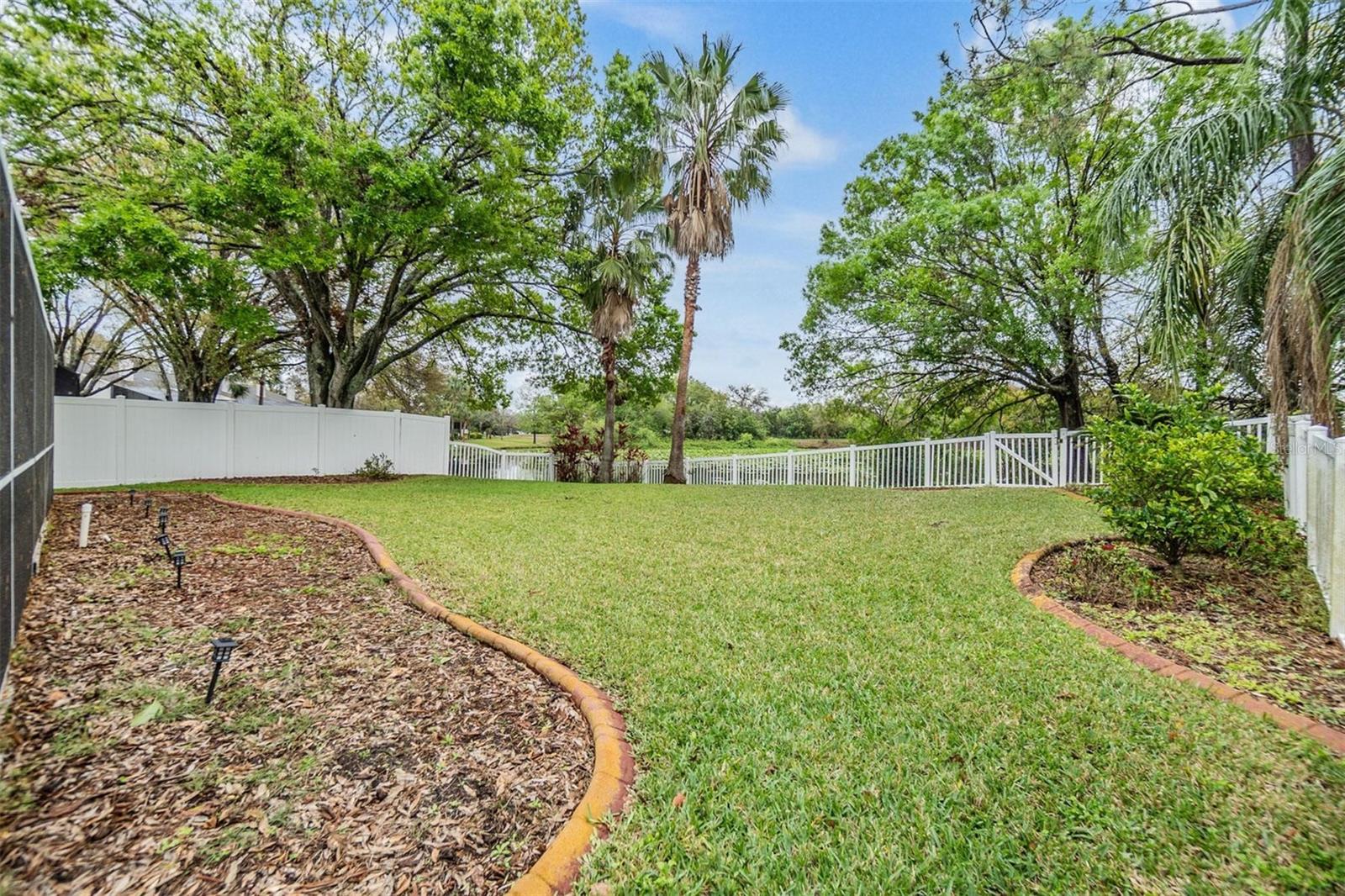 Fenced Backyard