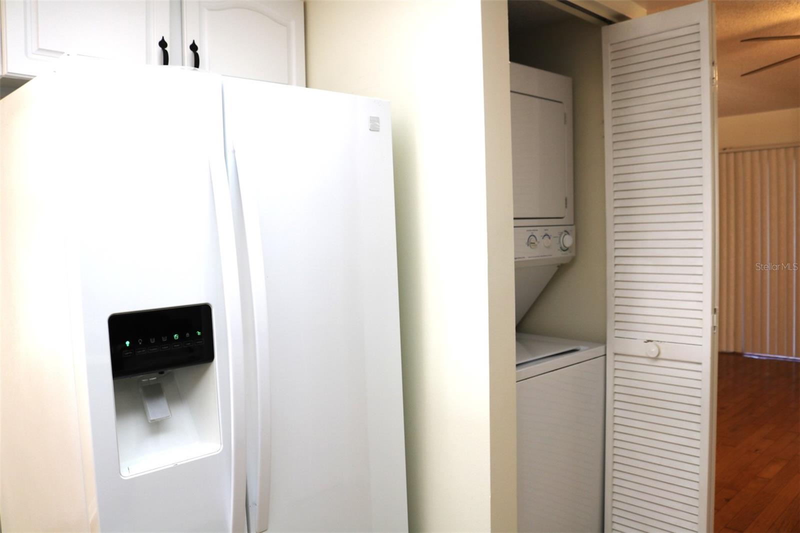 Kitchen with washer/dryer