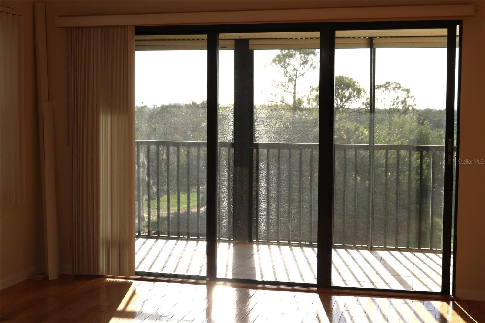 Balcony from living room