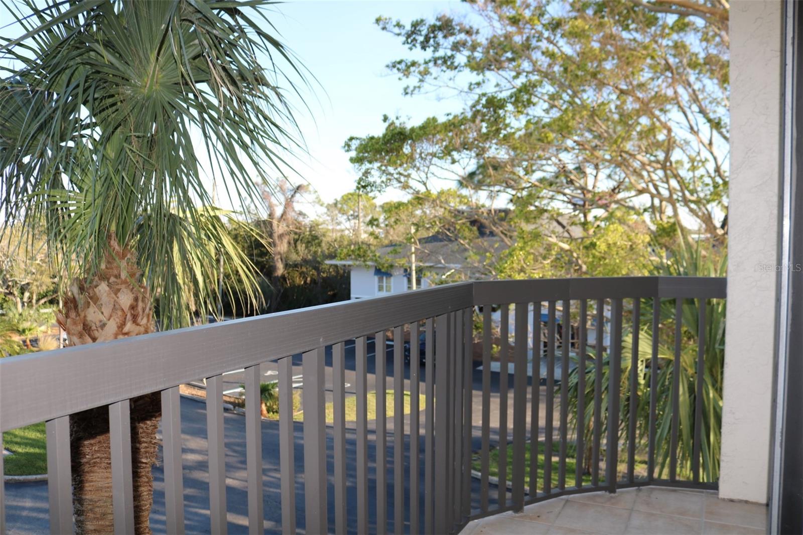 Balcony off the front of the building - from the family room