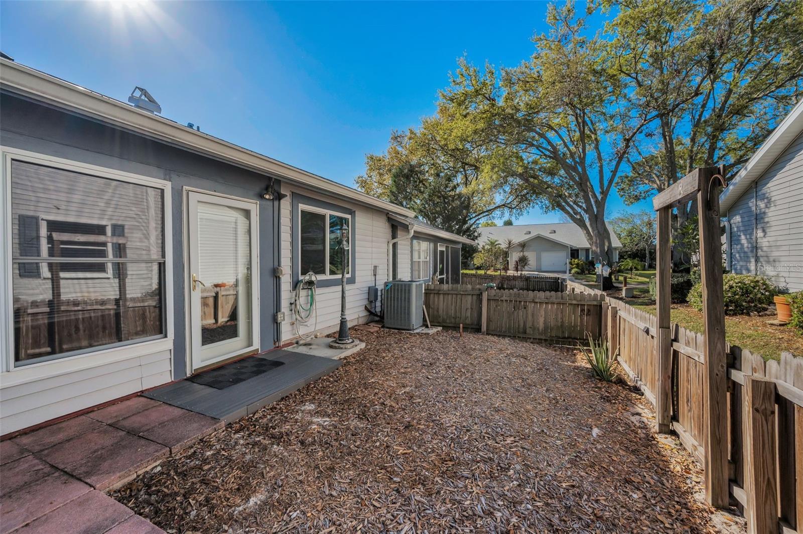 FENCED YARD WITH A GATE, PERFECT FOR FIDO