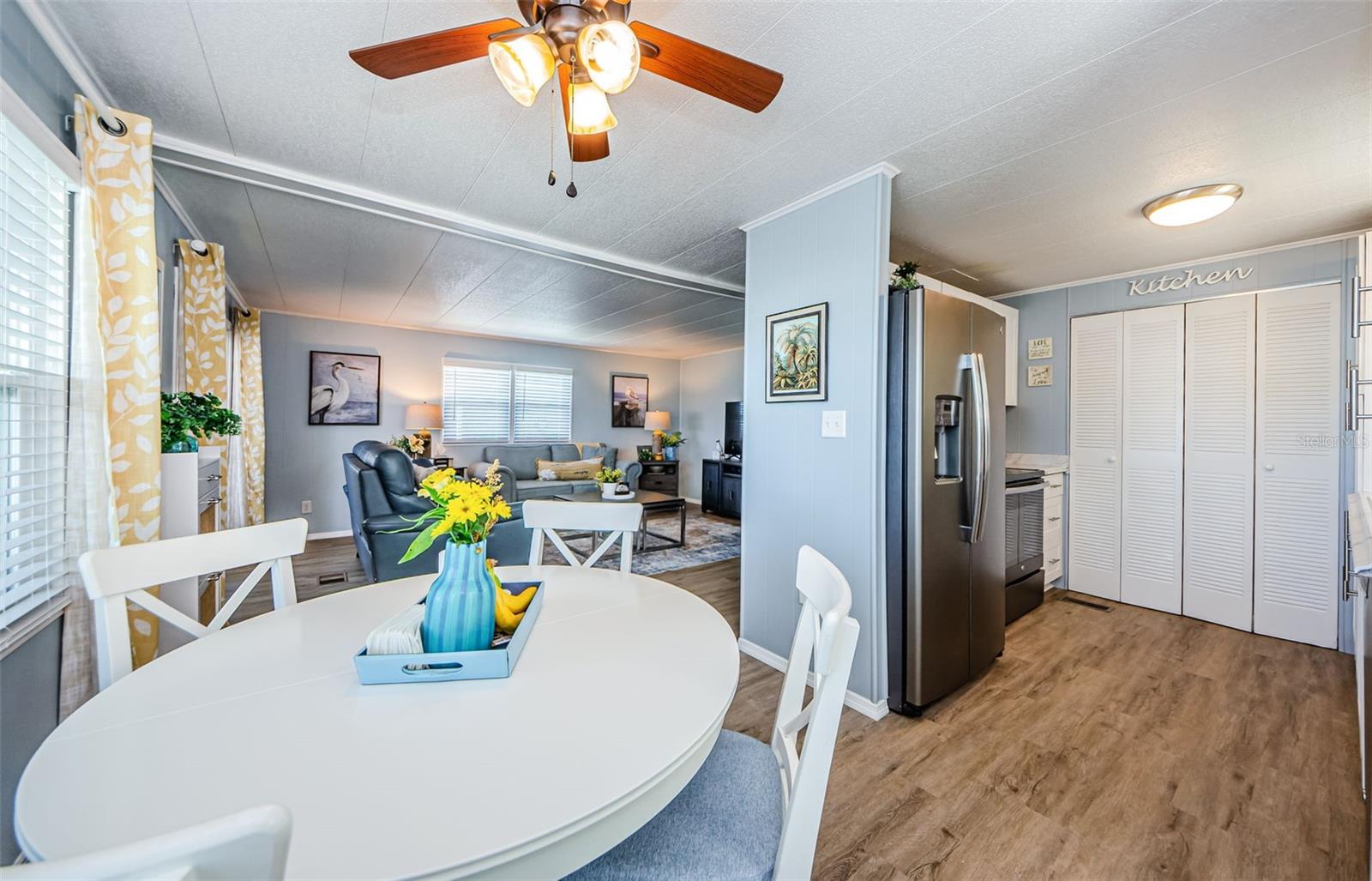 Kitchen, dining room opens to the living room