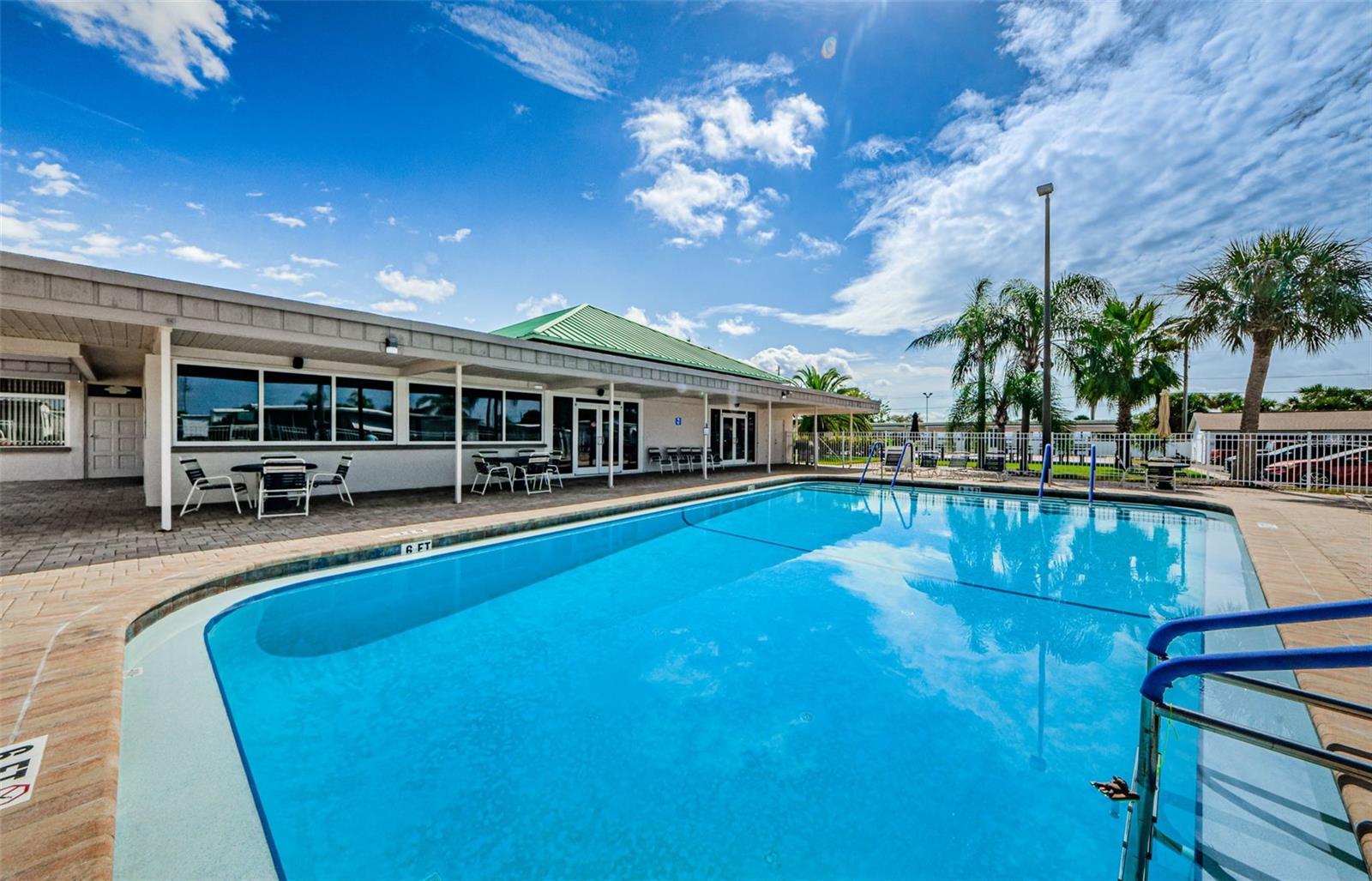 Heated Community Pool and Clubhouse