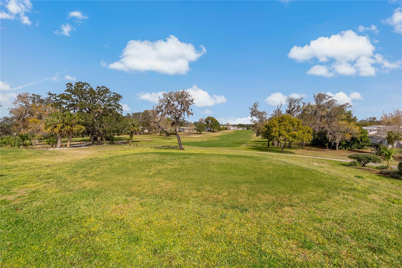 GOLF COURSE VIEW FROM THE BACKYARD