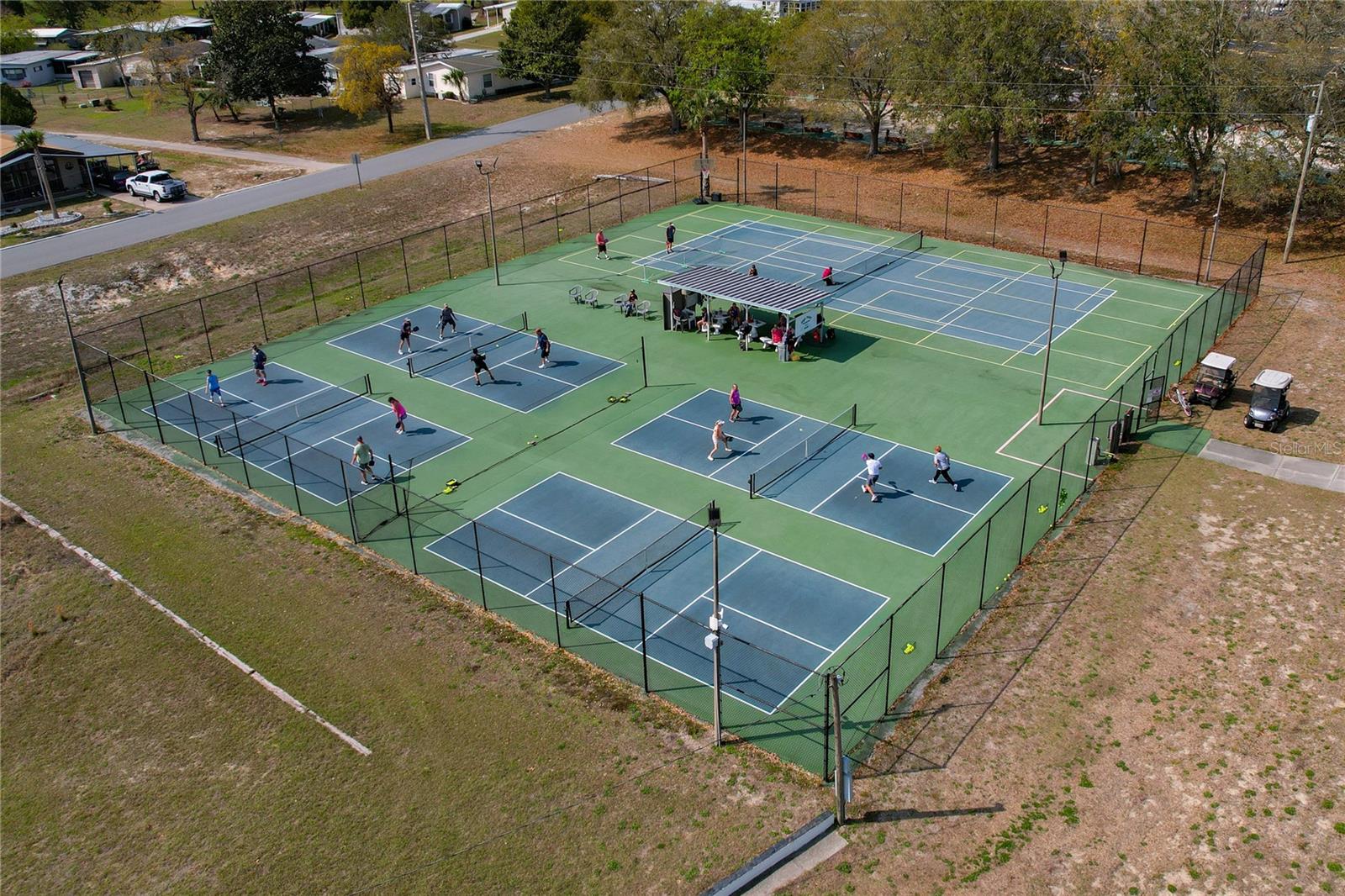 TENNIS BALL AND PICKLEBALL COURTS