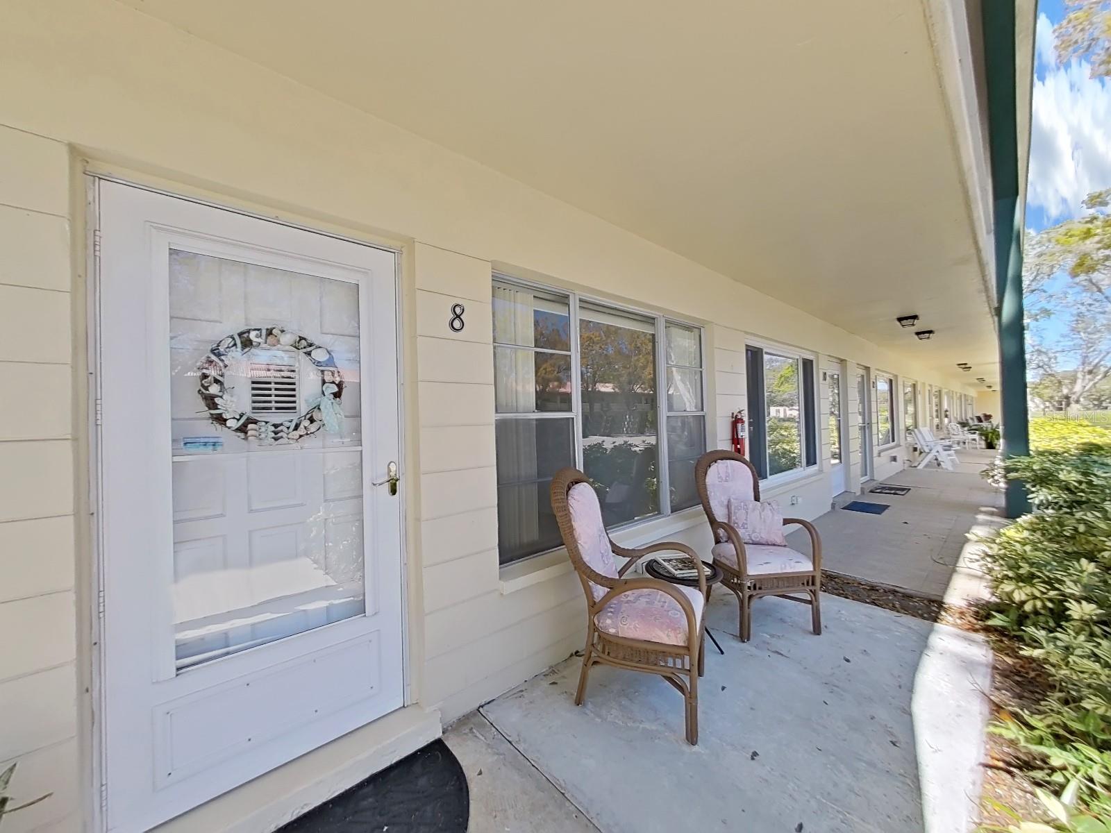 Spacious Front Porch