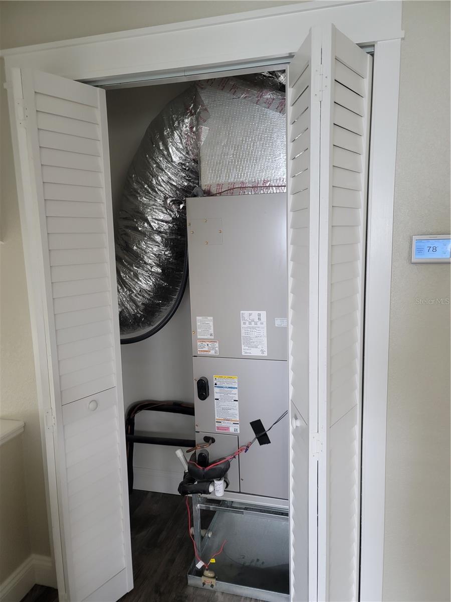 HVAC In Closet