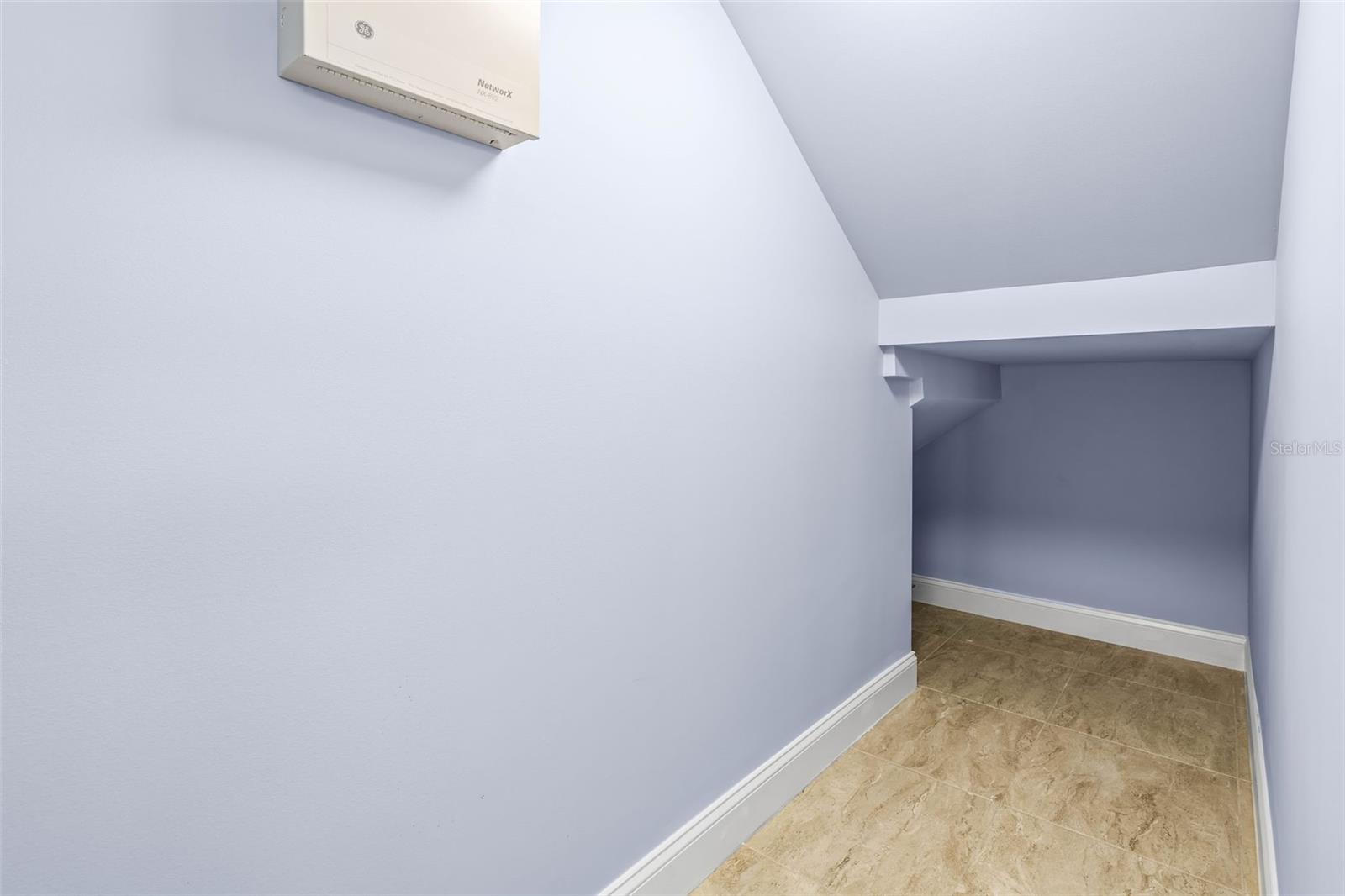 Under the stairs storage area