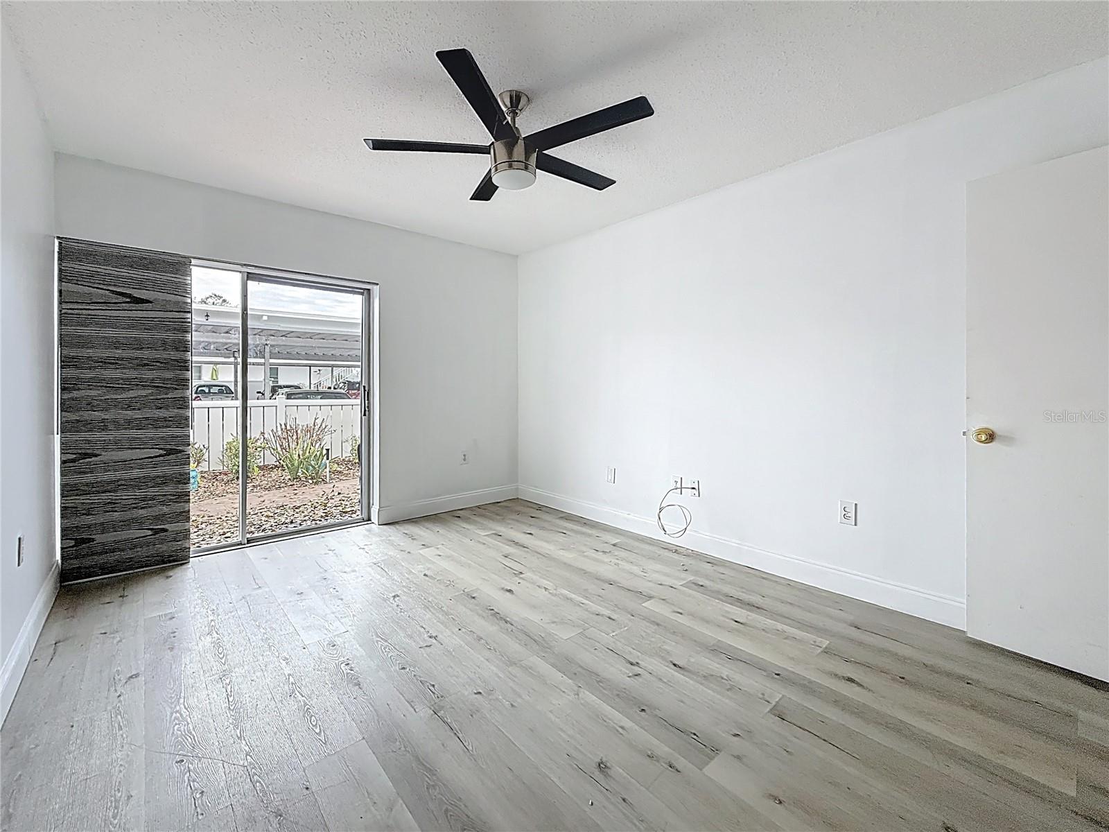 Your back is to the wall closet, looking into the guest bedroom. Ample space in here, too.