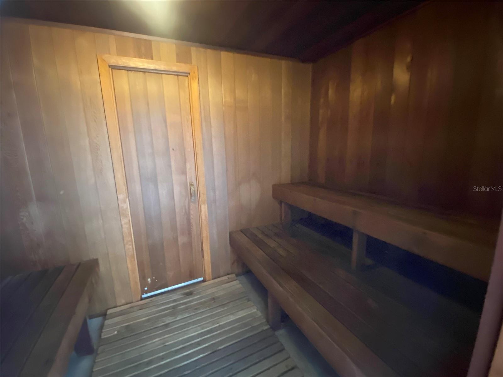 Clubhouse sauna