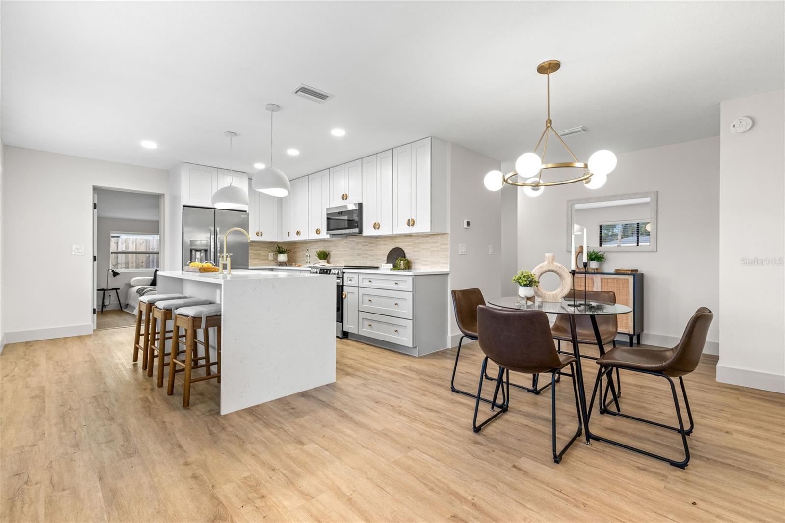 open concept living space