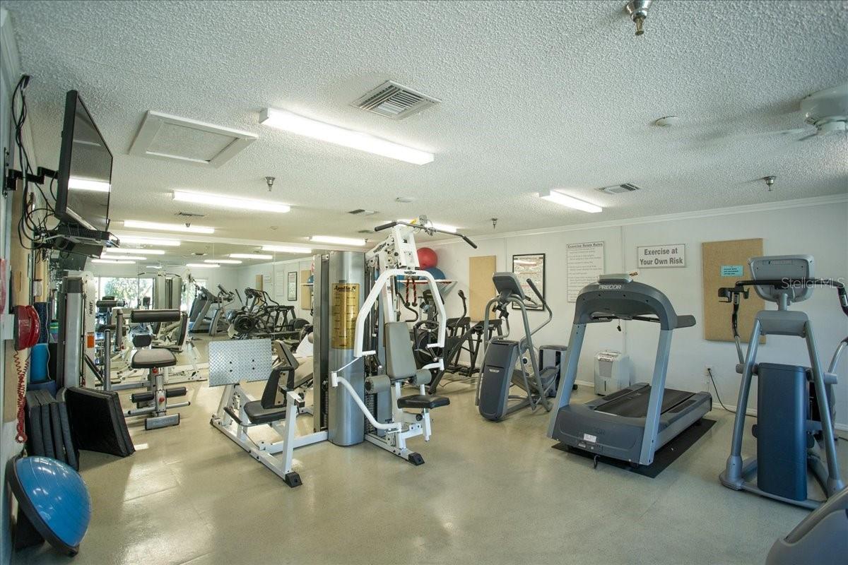 Ladies Fitness Room w/showers, & sauna