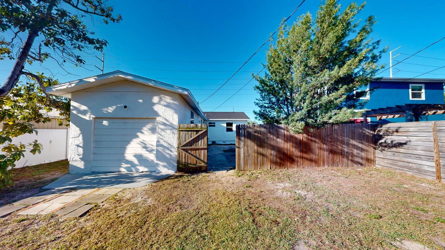 Garage from alley