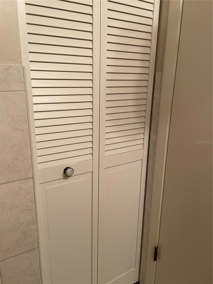 Master Bath Linen Closet