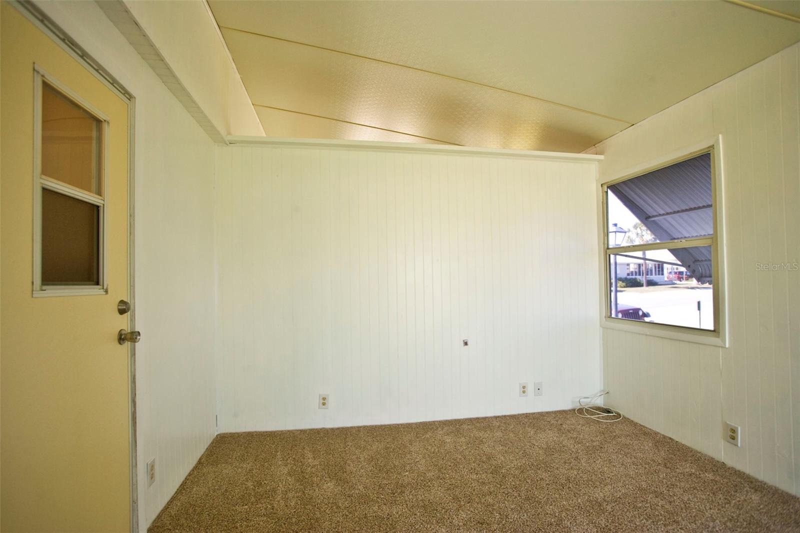 Master bedroom from closet