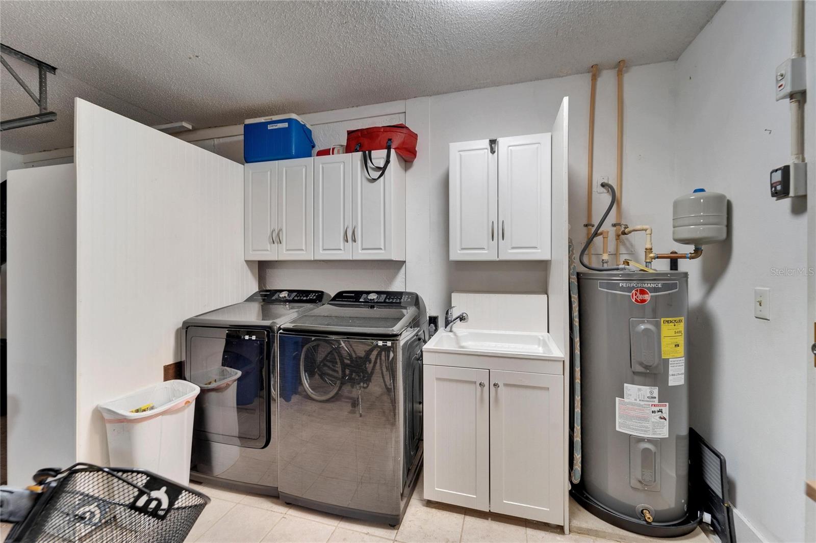 New washer and dryer.  Hot water tank replaced in 2024