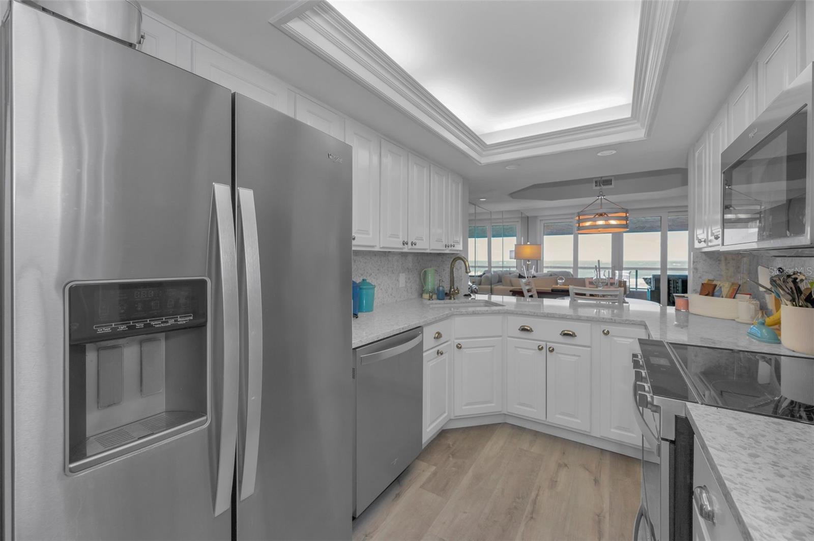 Kitchen with new SS Appliances