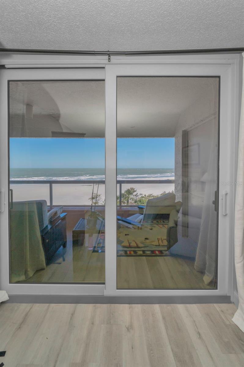 Sliding Glass Door from the Primary BR to the balcony