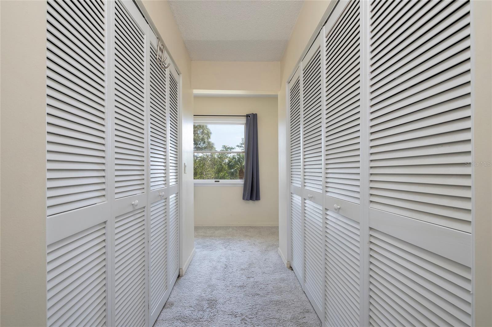 Primary Master Bedroom Dual Closets