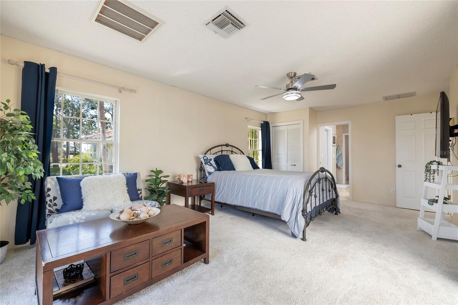 Secondary Master Bedroom with access to pool and sundeck