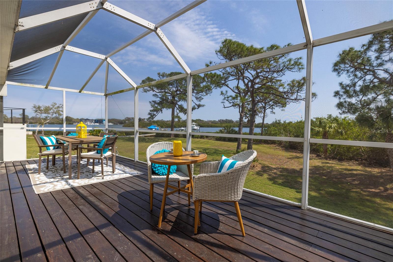 Screened Deck with Intracoastal Views