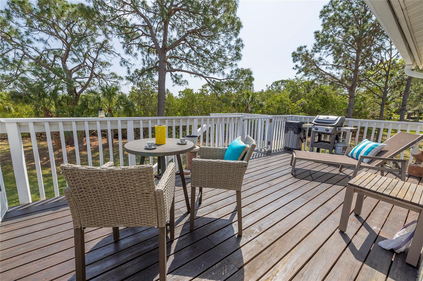 Sundeck with Intracoastal Views and overlooking the large back yard