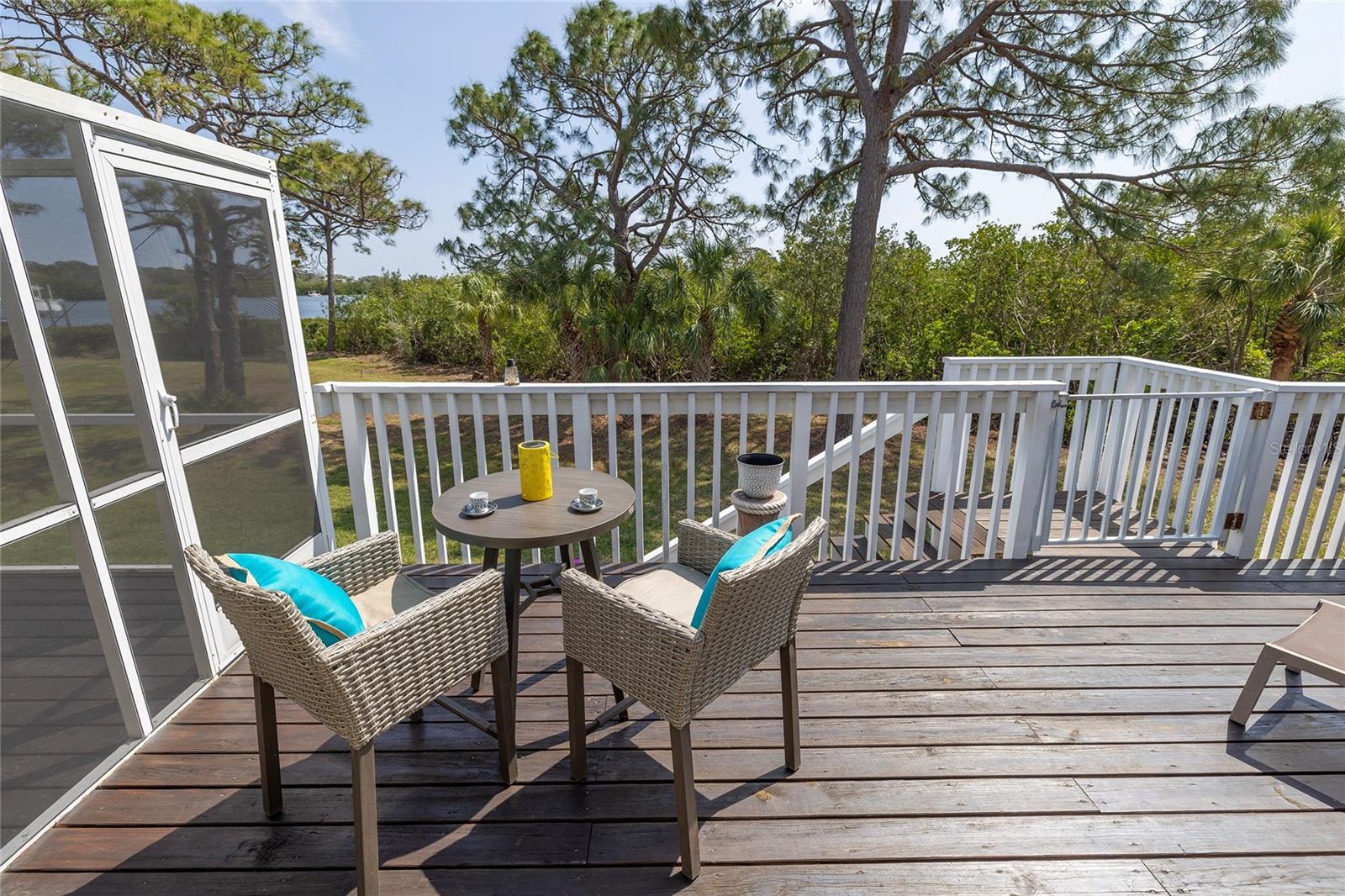 Sundeck with Intracoastal Views and overlooking the large back yard