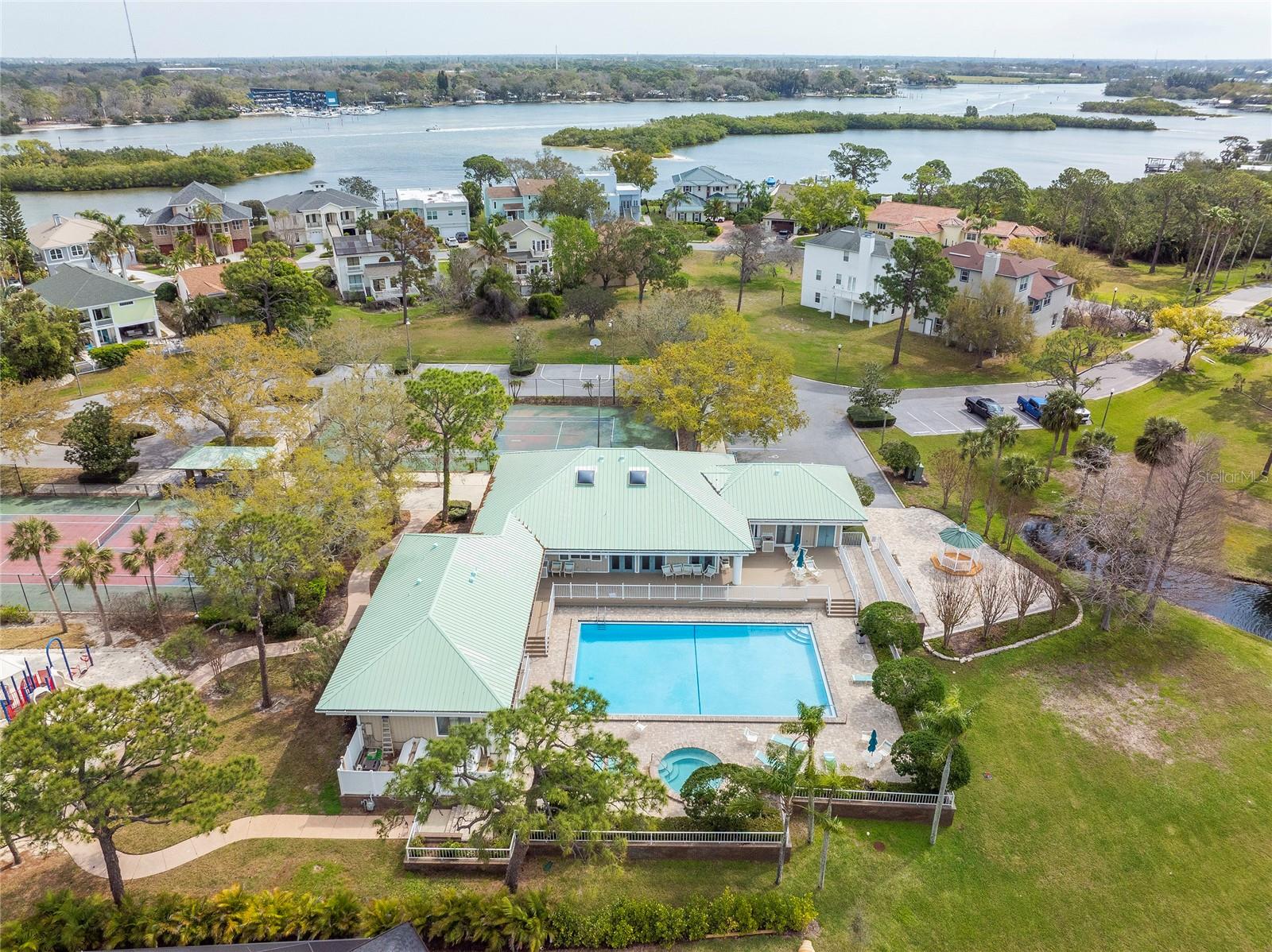 Rec Building, Pool and Tennis Courts