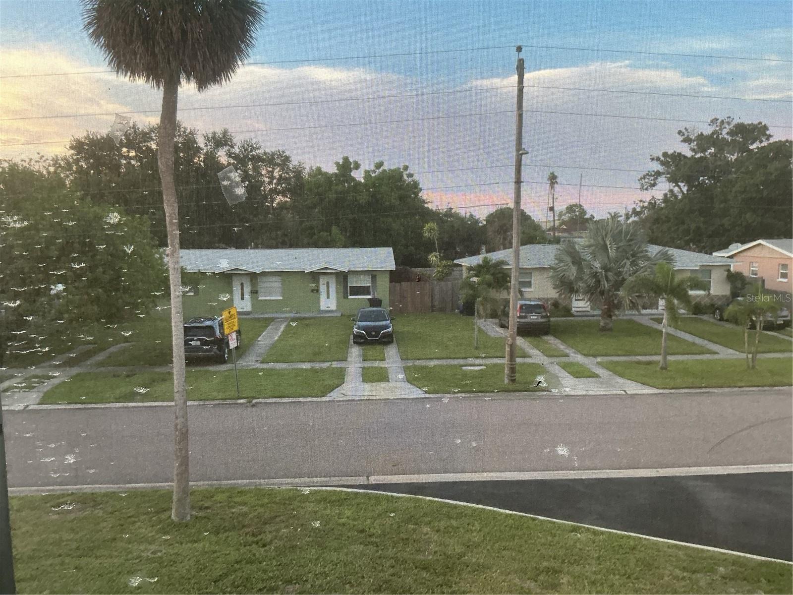 Looking out from the Porch