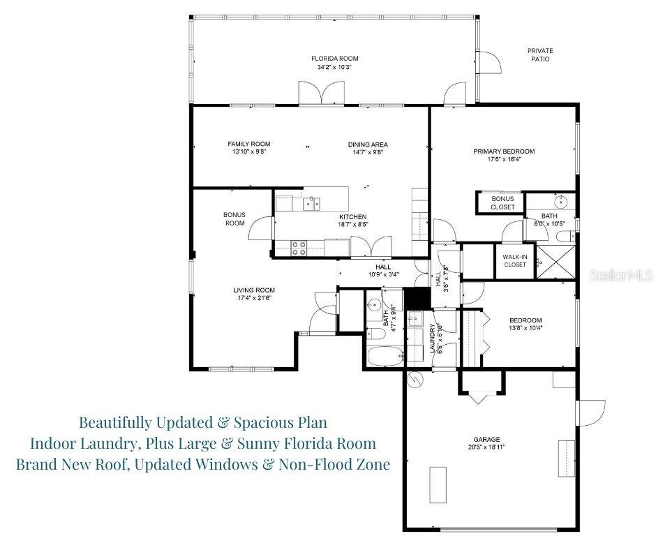 You'll love this large & open plan with great living spaces making entertaining a breeze~