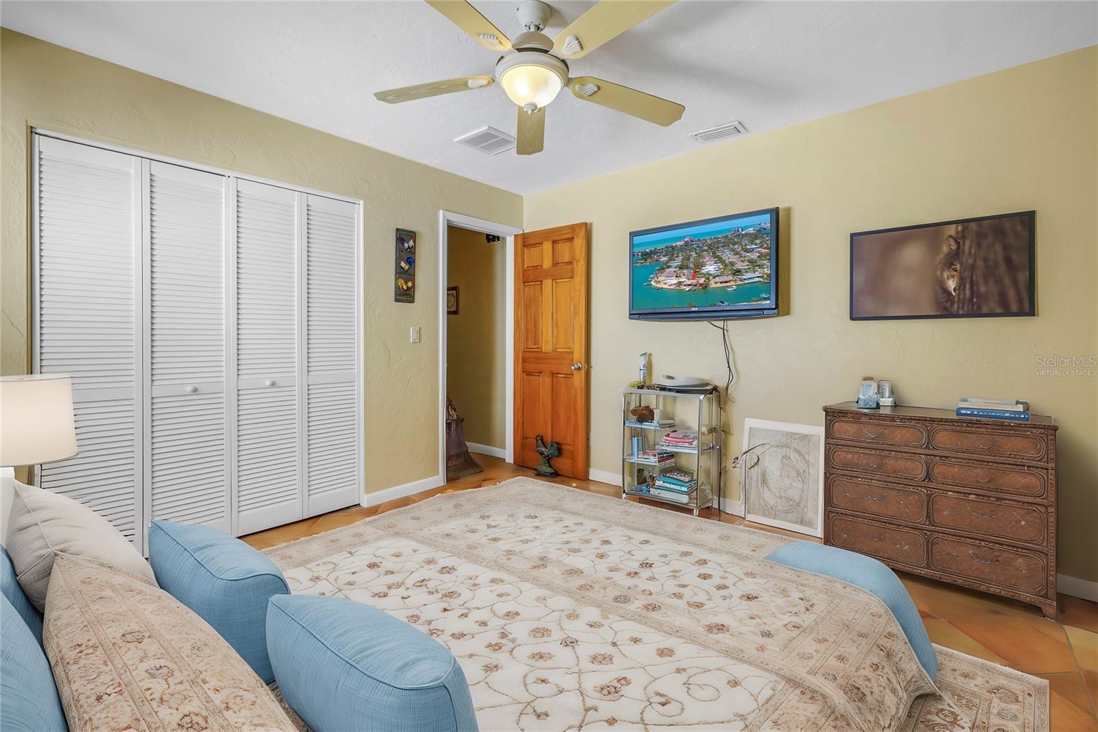 Virtually staged bedroom #2