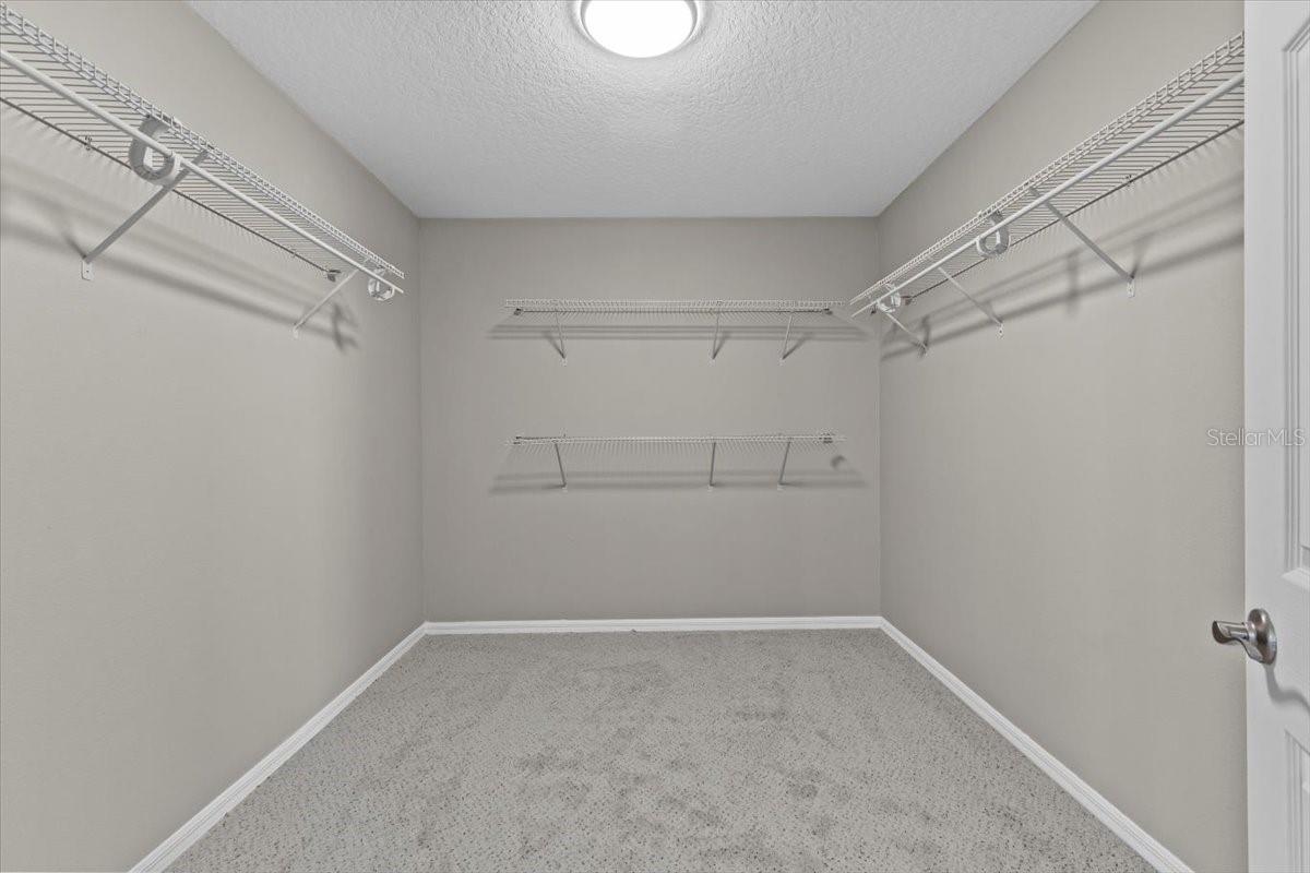 Expansive Walk-in Closet