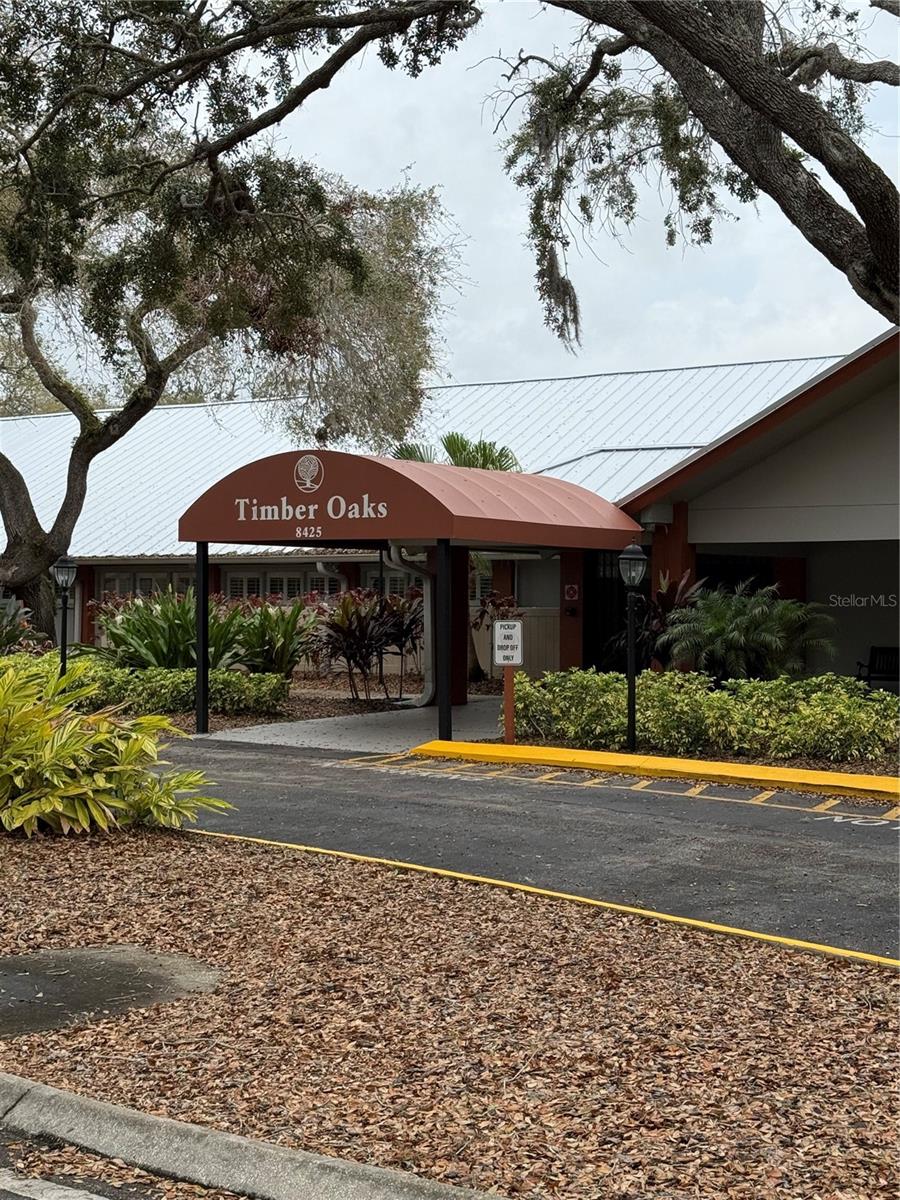 Entrance to the Clubhouse