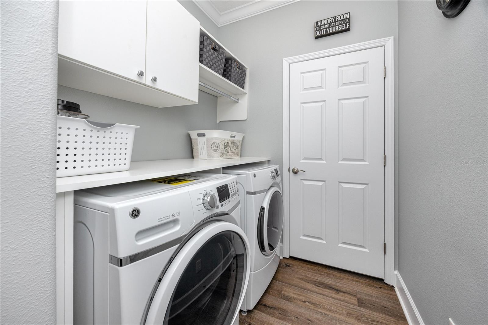 upstairs laundry room