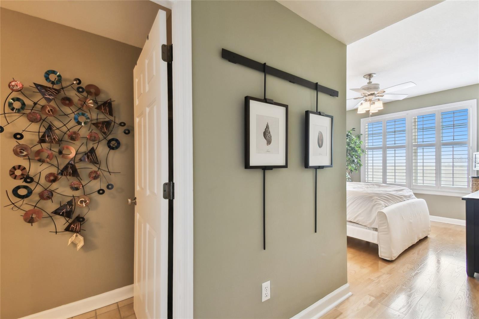 Primary bedroom entryway.