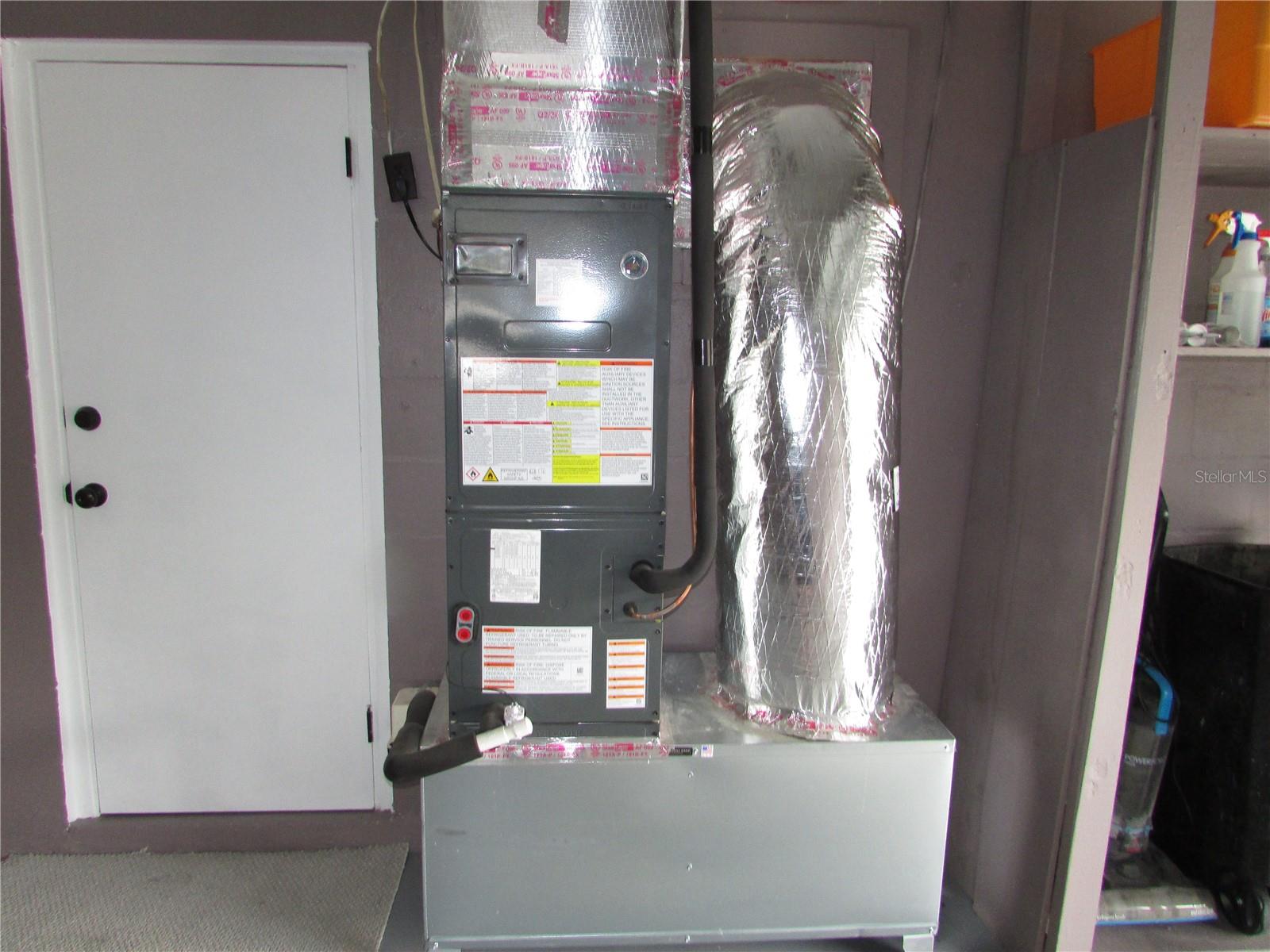 NEW AC Air Handler in garage